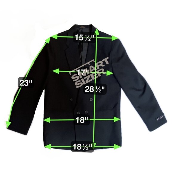 New! Retro, Black Sport Coat, Boys Suit Jacket, Blazer, Special Occasion - Picture 7 of 7